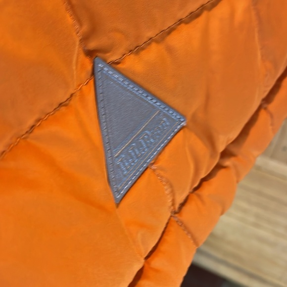 L.L. Bean - Reversible Puffer Vest - Size 6-12 months - Orange and Grey Camo - Picture 7 of 10